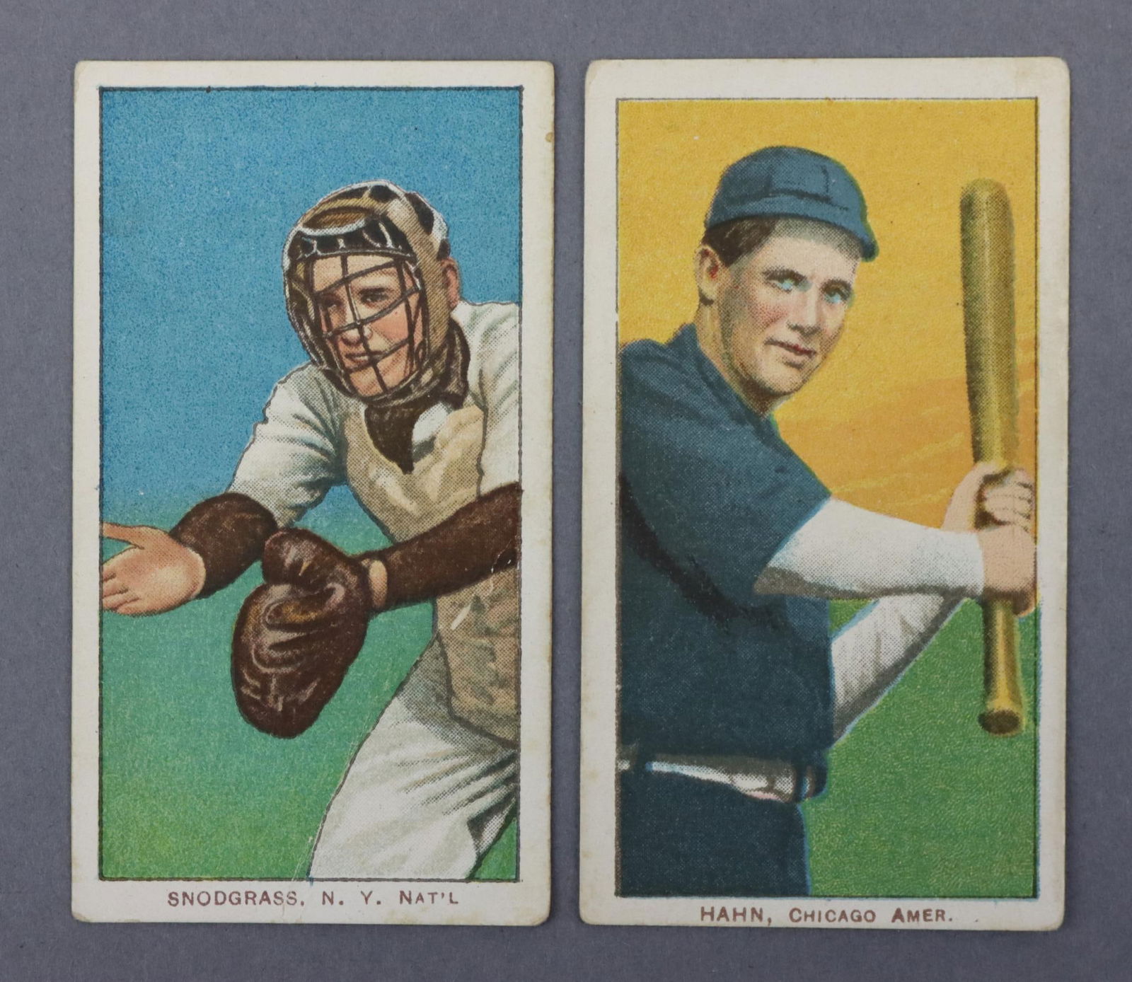 (2) 1909-11 T206 Sweet Caporal Baseball Tobacco Cards (1 of 13)
