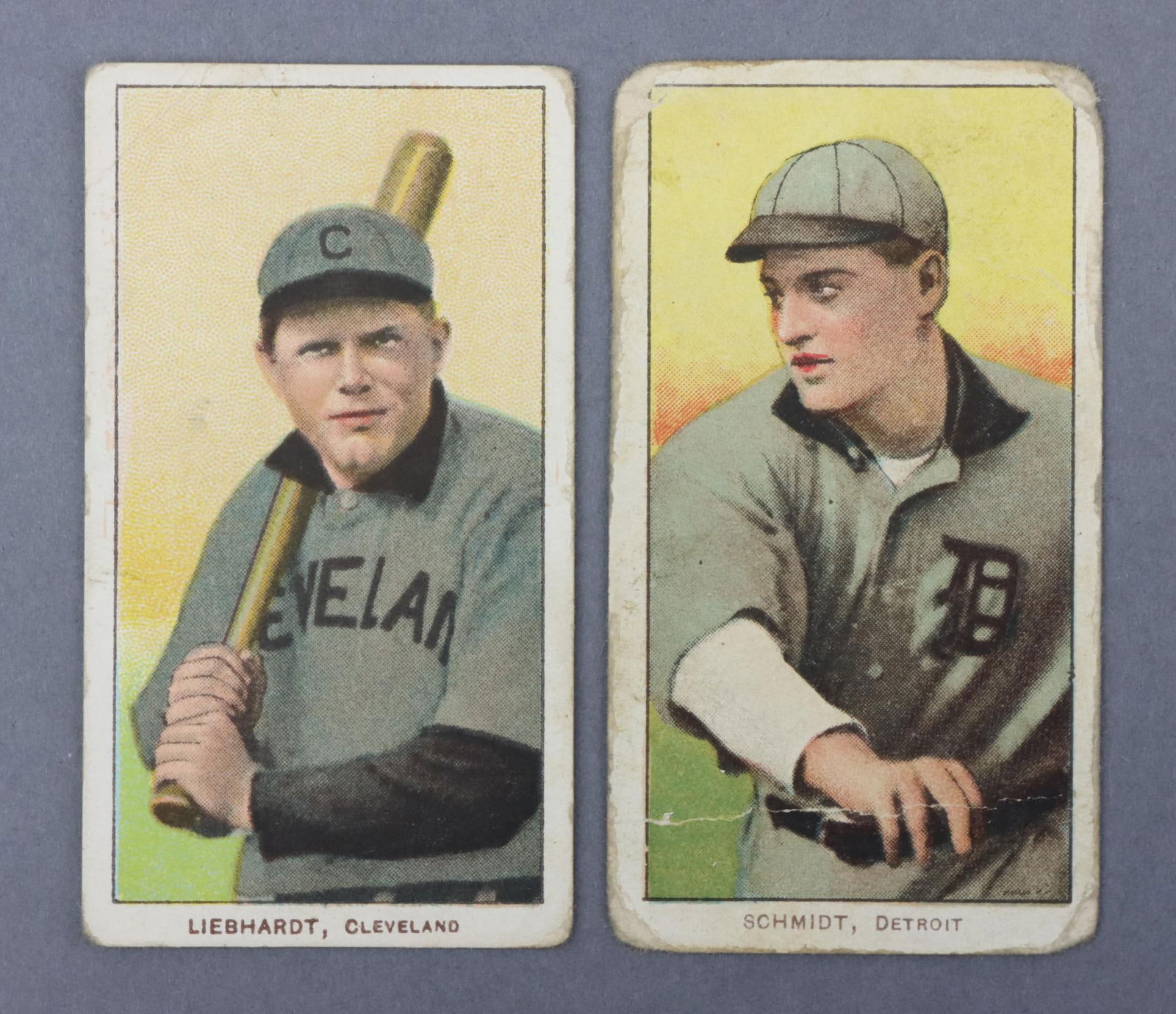 (2) 1909-11 T206 Sweet Caporal Baseball Tobacco Cards (1 of 13)