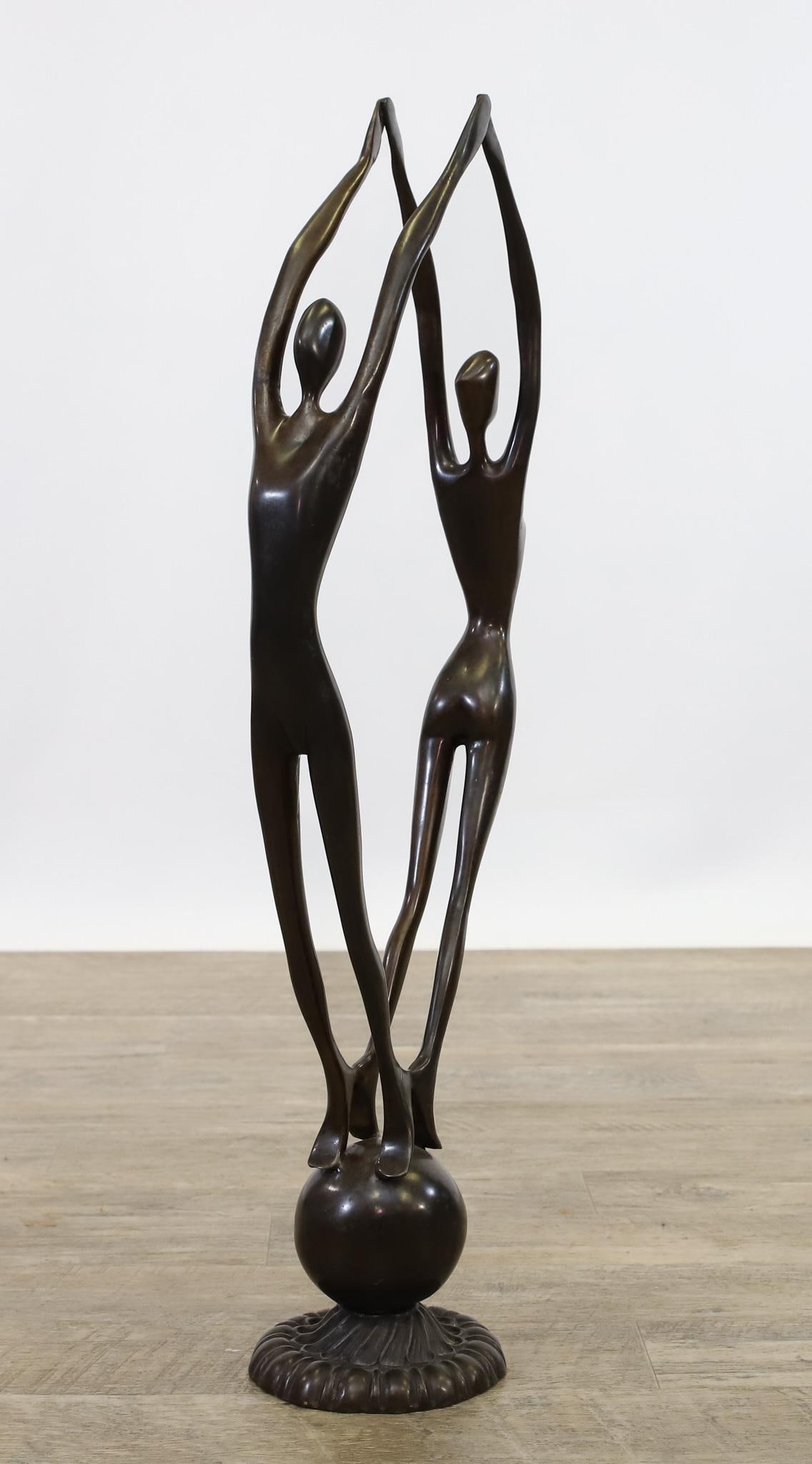 Bronze Abstract Figural Sculpture (1 of 12)