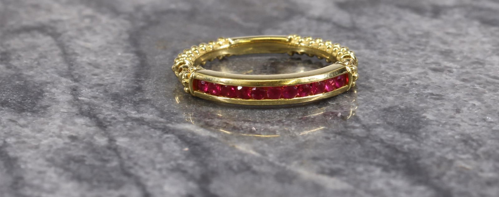 18k YG Ruby Ring (1 of 3)