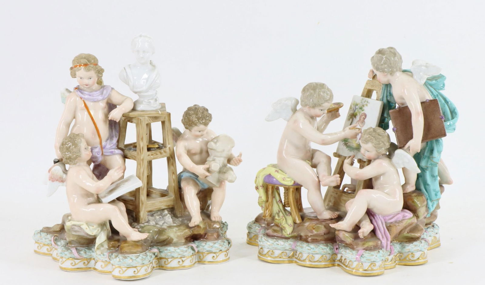 Meissen Porcelain Allegorical Sculptures (1 of 13)