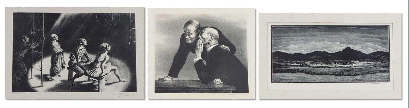 Asa Cheffetz (1896–1965), Joseph Hirsch (1910–1981) , George Schreiber (1904–1977) (1 of 15)