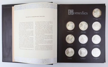 Franklin Mint Sterling Silver Shakespeare Medals (38)