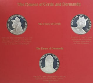 Franklin Mint Sterling Silver Kings and Queens of England Medals (42)