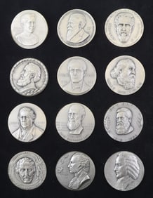 Fine Silver Hall of Fame for Great Americans at NYU Medals (12)