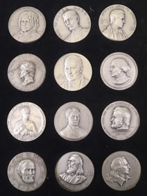 Fine Silver Hall of Fame for Great Americans at NYU Medals (12)
