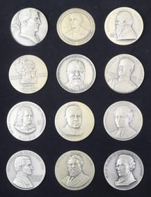 Fine Silver Hall of Fame for Great Americans at NYU Medals (12)