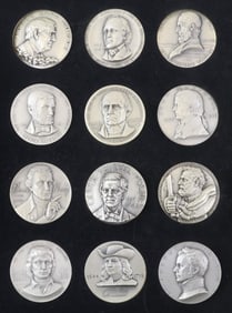 Fine Silver Hall of Fame for Great Americans at NYU Medals (12)