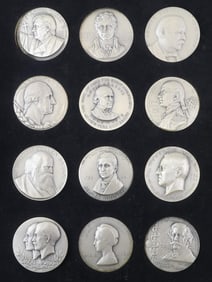 Fine Silver Hall of Fame for Great Americans at NYU Medals (12)