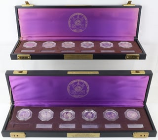 Catholic Commemorative Medal Society Sterling Silver Proofs (12)