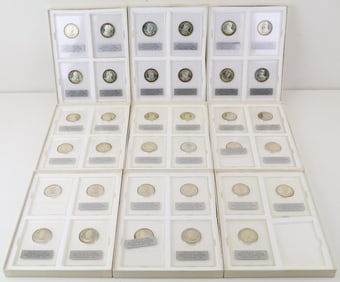 Franklin Mint Sterling Silver Presidential Commemorative Medals (35)