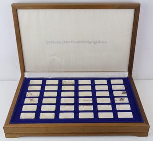 Franklin Mint Sterling Silver Presidential Ingots (36)
