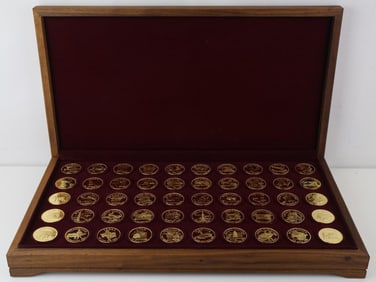 Franklin Mint Sterling Silver Governors Edition - States of the Union Medals (50)