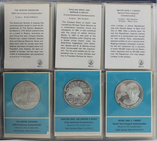 Franklin Mint Sterling Silver Special Commemorative Issues of 1970 (30)