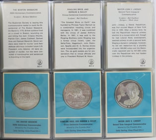 Franklin Mint Sterling Silver Special Commemorative Issues of 1970 (30)
