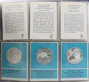 Franklin Mint Sterling Silver Special Commemorative Issues of 1970 (30)