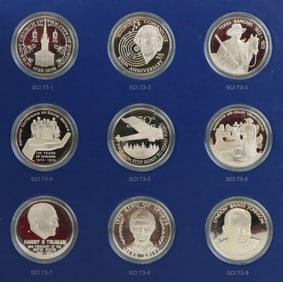 Franklin Mint Sterling Silver Special Commemorative Issues of 1973 (36)