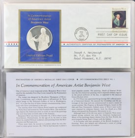 Postmasters of America Sterling Silver First Day Covers 1975 and 1976 (38)