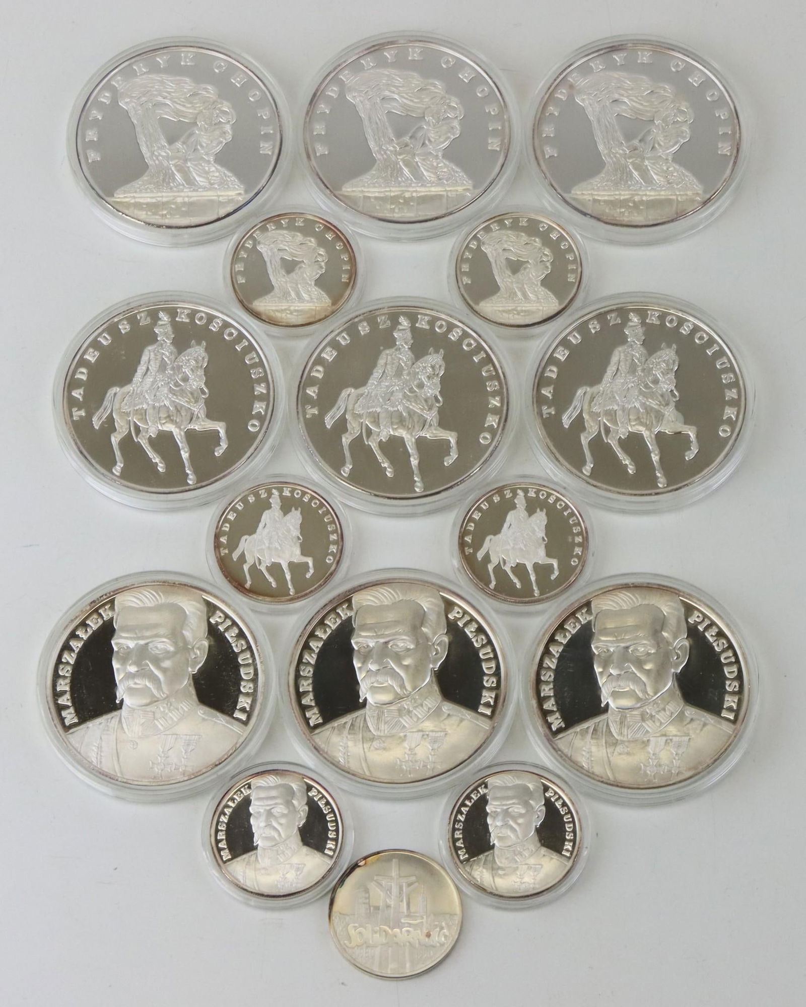 Poland Fine Silver Zlotych Proof Coins (16) (1 of 10)