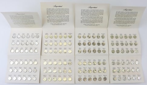 Franklin Mint Sterling Silver Presidential Mini-coins (144)