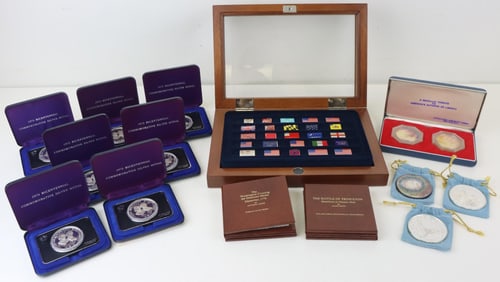 US Revolution Themed Fine and Sterling Silver Commemoratives (39)