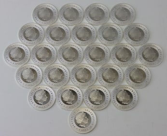 Australia $1 Fine Silver Coins (25)