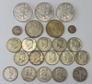 US and Canada Silver Coins (22)