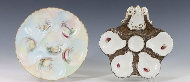 Haviland Limoges Porcelain Oyster Plates
