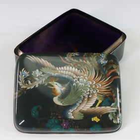 Hattori Tadasaburo Japanese Cloisonne Box