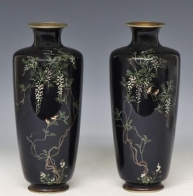 Japanese Cloisonne Vases
