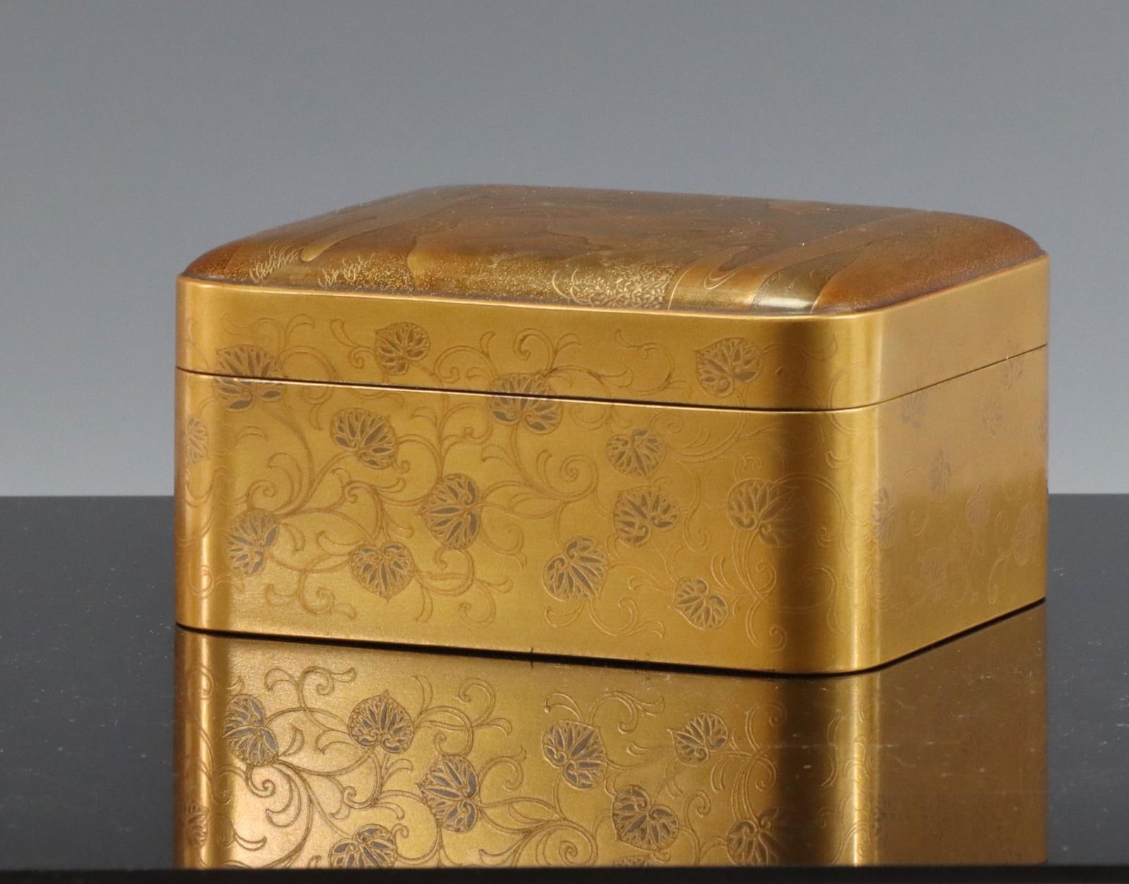 Japanese Kinji Lacquer Box (1 of 7)