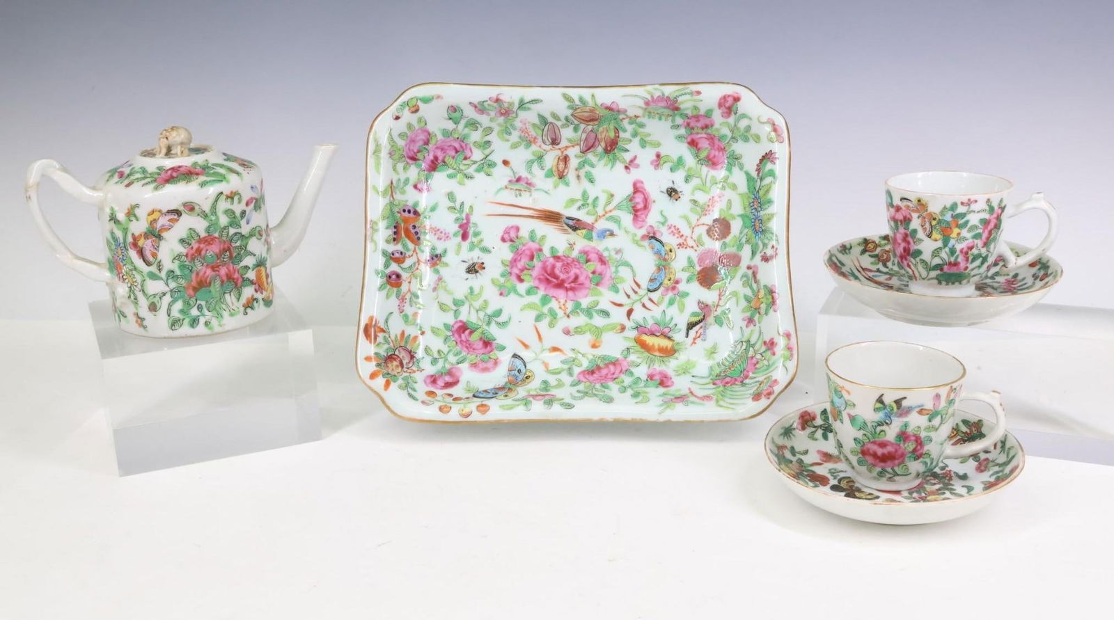 Chinese Rose Canton Porcelain Wares (1 of 20)