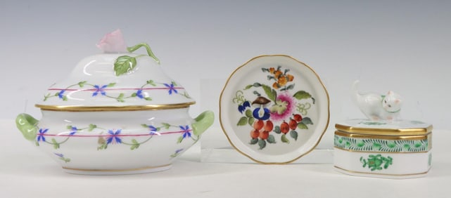 Herend Porcelain Vanity Accessories