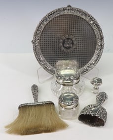 Victorian Sterling Silver Vanity Items