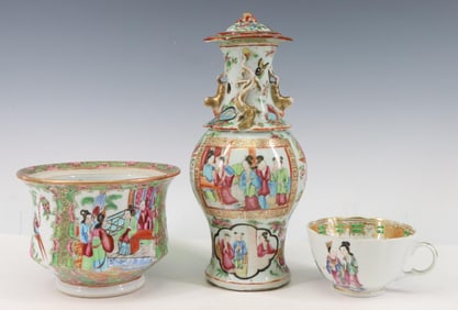 Chinese Rose Mandarin Porcelain Wares