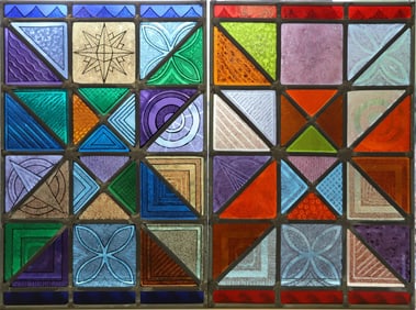 Morgan Bockius Studios Crafted Stained Glass Panels