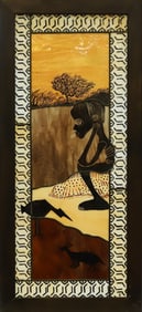 Morgan Bockius Studios Crafted Slag Glass Window