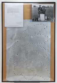 Bullet Hole Marksman's Art by Ernie Lind
