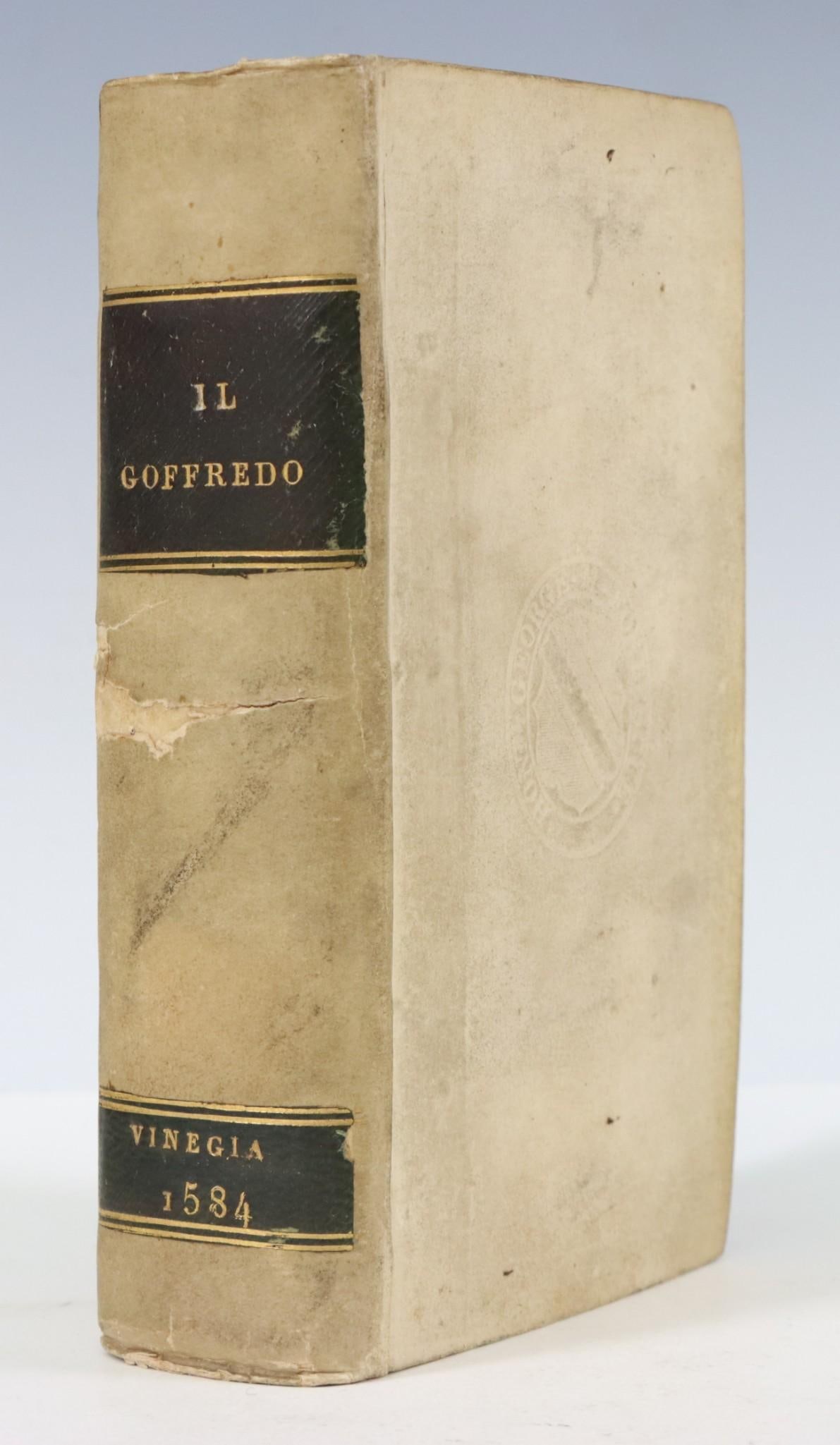 Goffredo, or Jerusalem Delivered, Heroic Poem--1584 Imprint (1 of 7)