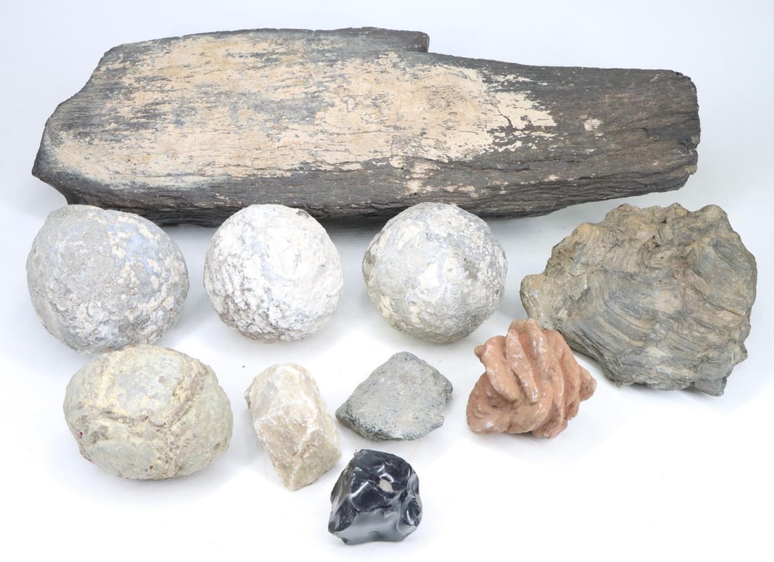 Unopened Geodes & Assorted Mineral Specimens (1 of 16)