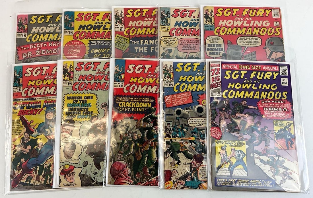 Sgt. Fury and His Howling Commandos Comics (1 of 4)