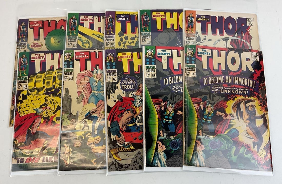 Thor Comics #136-144 (1 of 4)