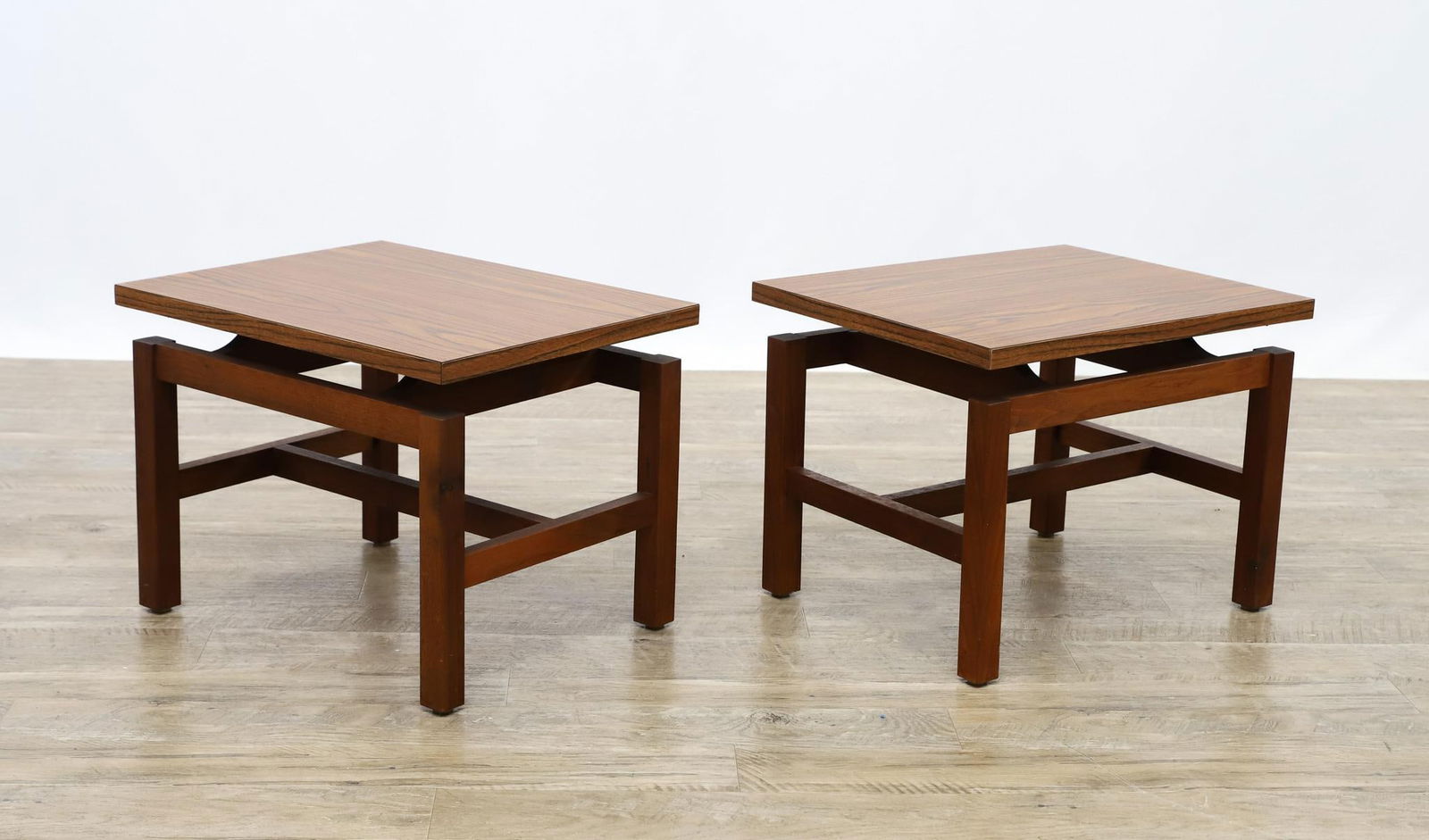 Manner of Jens Risom Floating Top Side Tables (1 of 7)