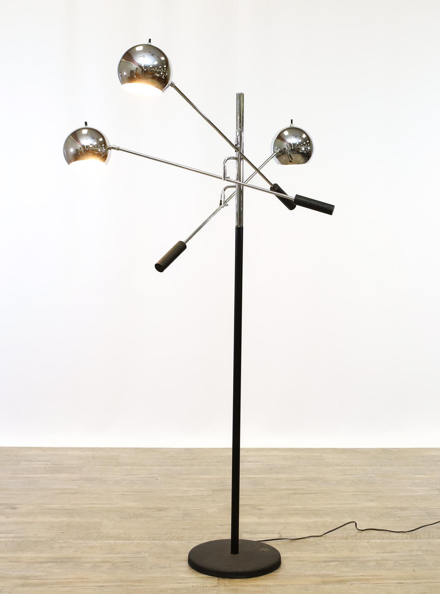 Manner of Robert Sonneman Three-Light Eyeball Floor Lamp (1 of 12)