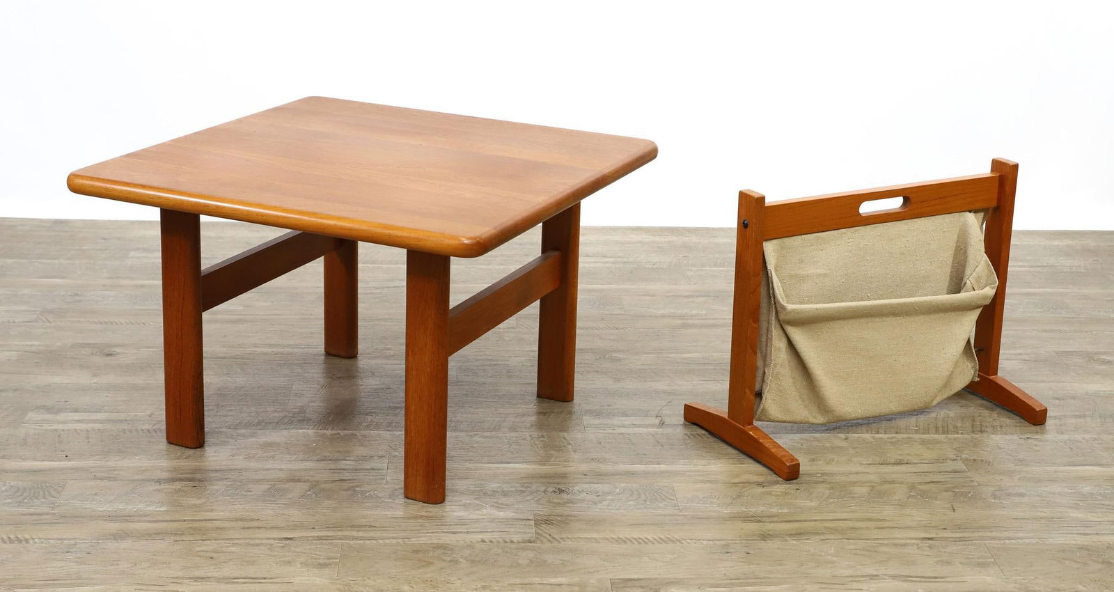 Danish Modern Table and Magazine Rack (1 of 13)