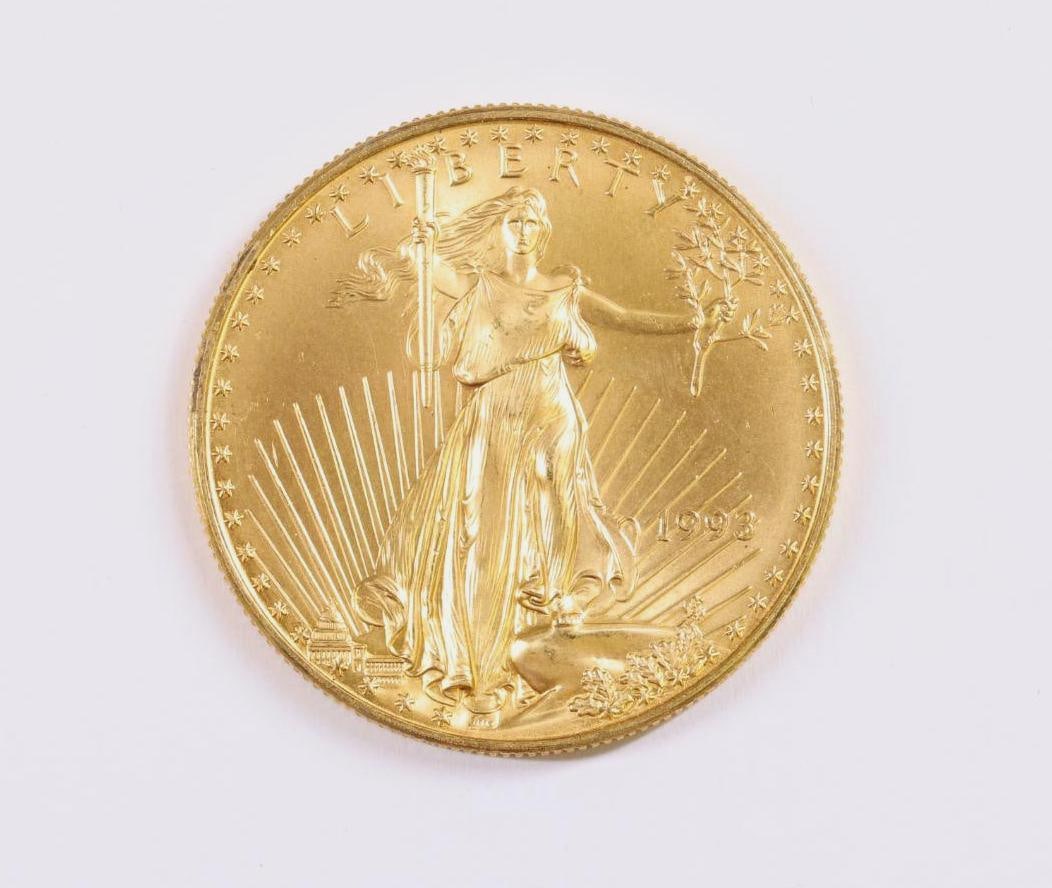 Gold $50 American Eagle (1 of 2)