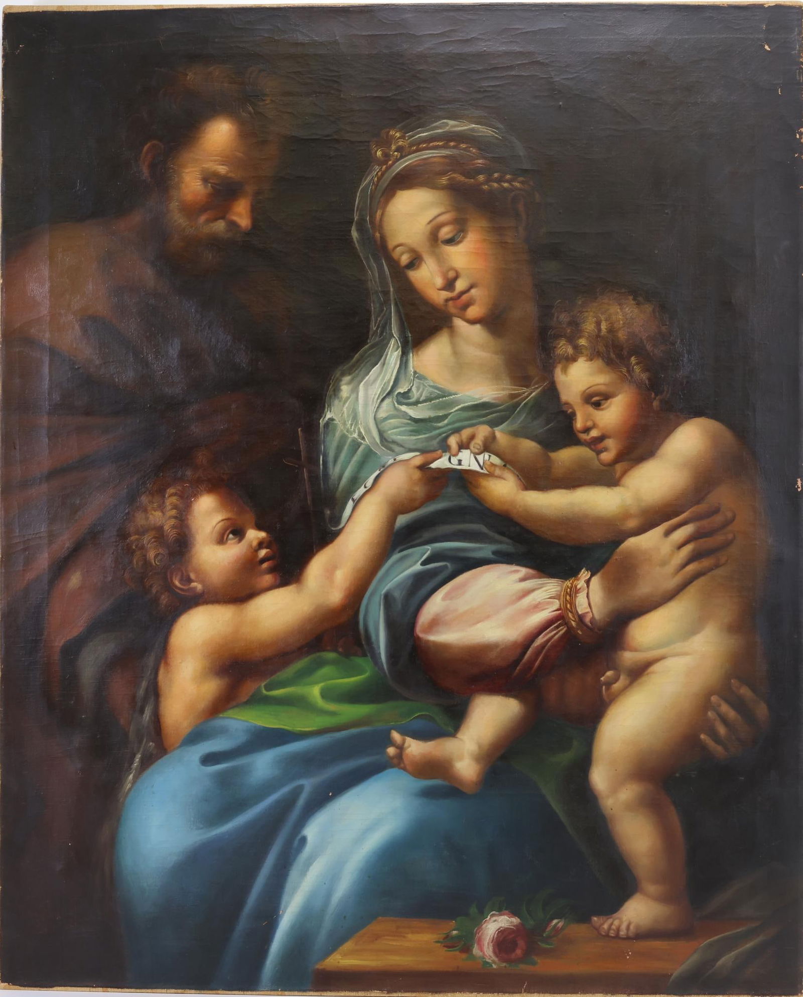 Old Masters Style Oil on Canvas (1 of 6)