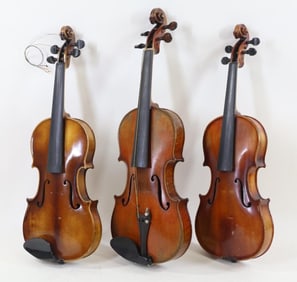Lot of 3 Violins