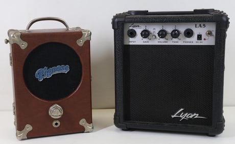 Lot of 2 Pignose and Lyon Amps