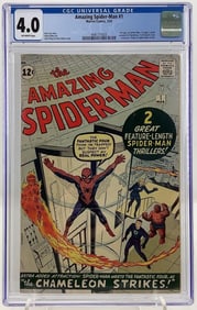 Amazing Spider-Man #1 CGC 4.0, 2nd App. Spider-Man